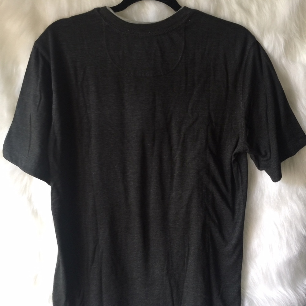 🌺 Basic Editions Layered Grey SS Tee Small - Picture 8 of 15